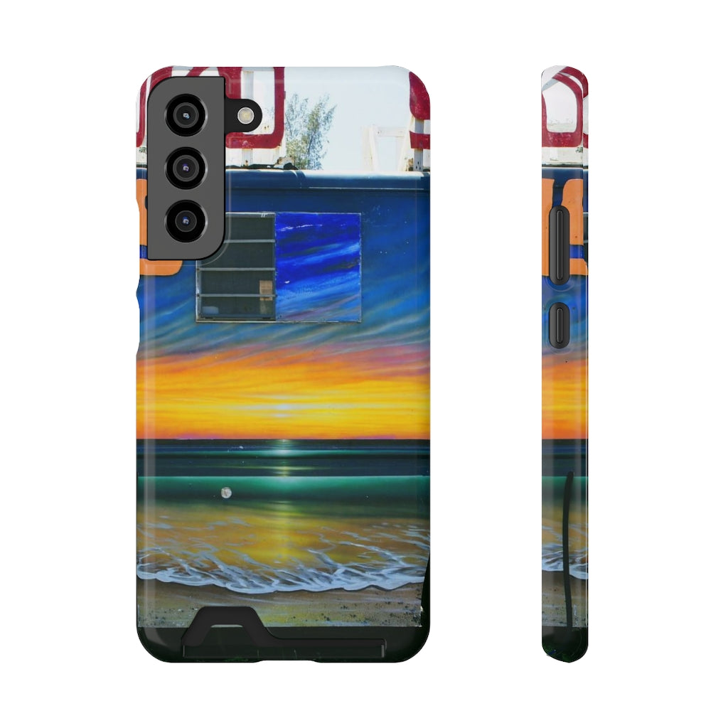 "Fumis Aloha" - Galaxy S22 S21 & iPhone 13 Case With Card Holder - Fry1Productions