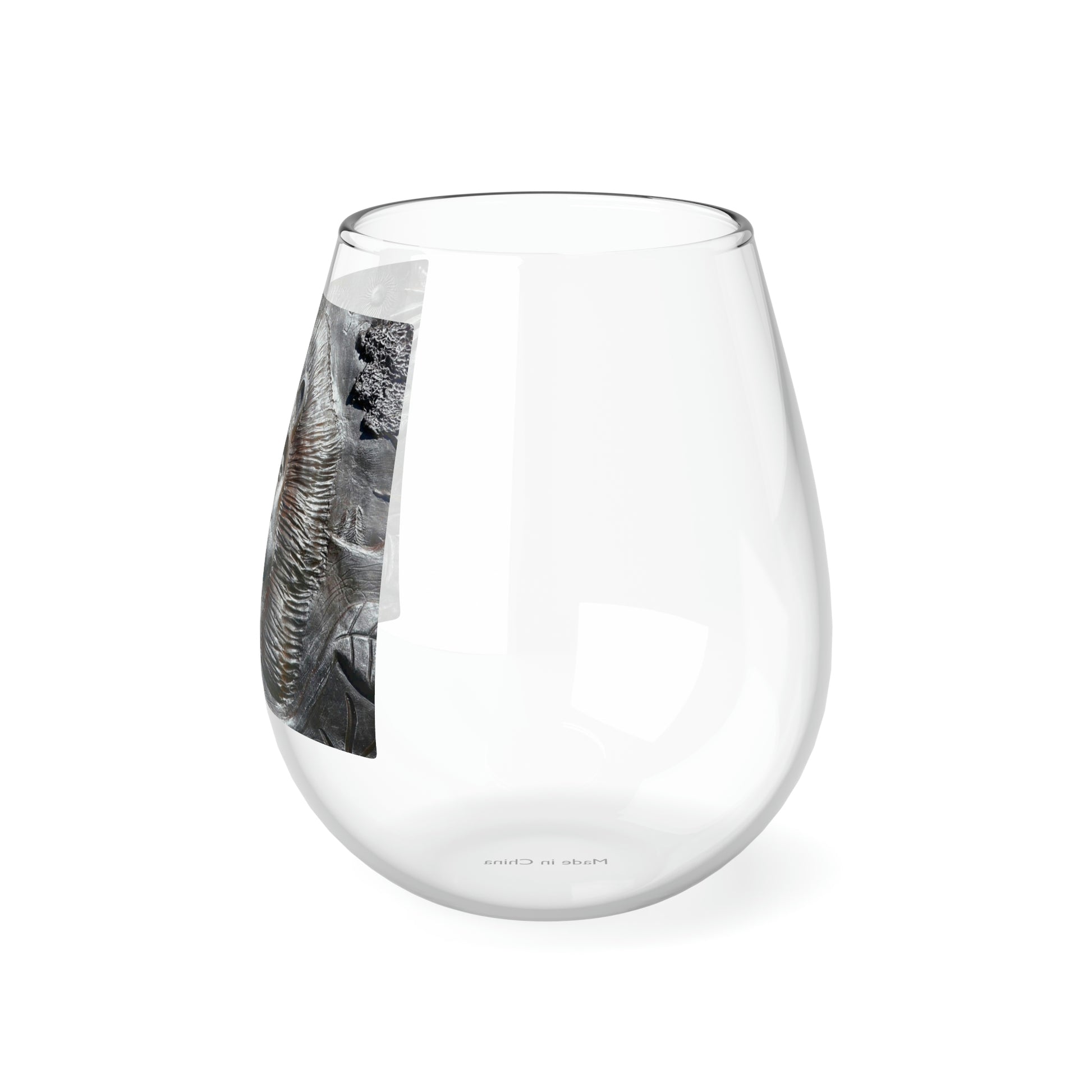 Lion's Friends Forever - Stemless Wine Glass, 11.75 oz - Fry1Productions