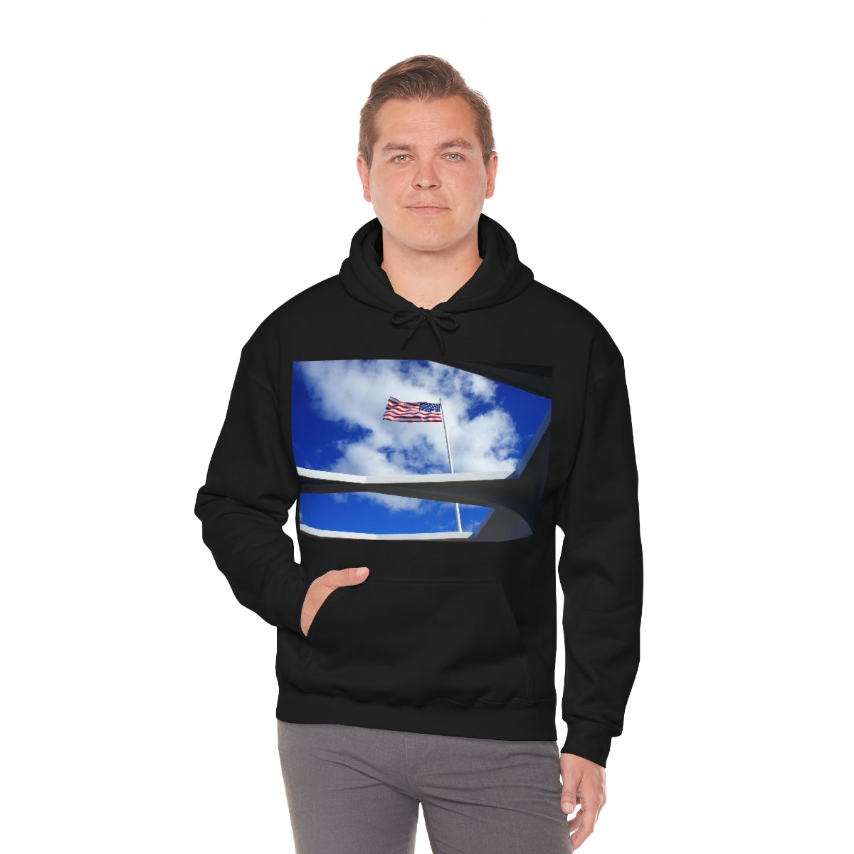 Bravery Honored Forever - Unisex Heavy Blend Hooded Sweatshirt - Fry1Productions