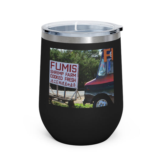 Aloha Keanu - 12 oz Insulated Wine Tumbler - Fry1Productions