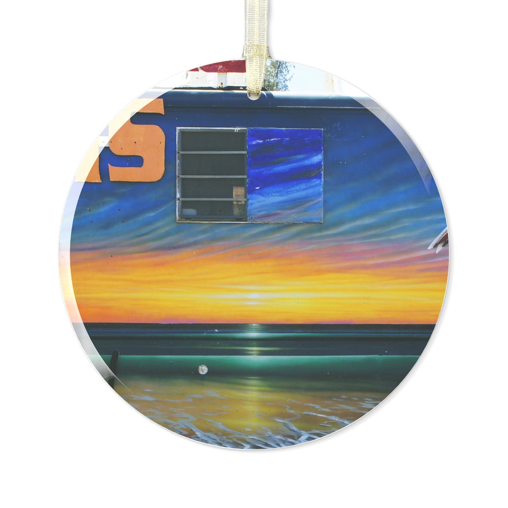 Fumis Aloha - Glass Ornament - Fry1Productions