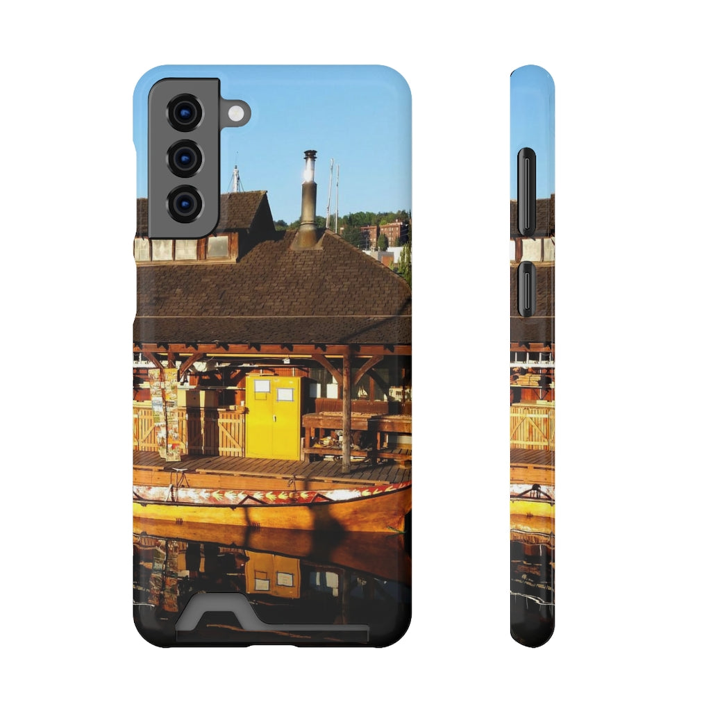 "Q'il'bid Awe" - Galaxy S22 S21 & iPhone 13 Case With Card Holder - Fry1Productions