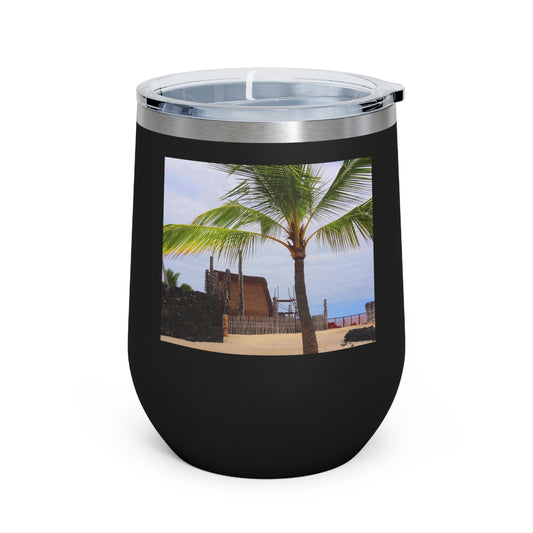 Florescence Hale O Keawe - 12 oz Insulated Wine Tumbler - Fry1Productions