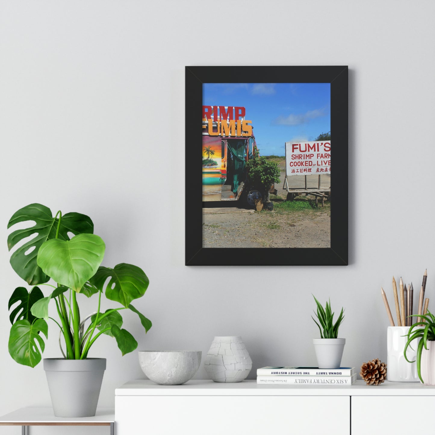 Kaulana Delights - Framed Vertical Poster - Fry1Productions
