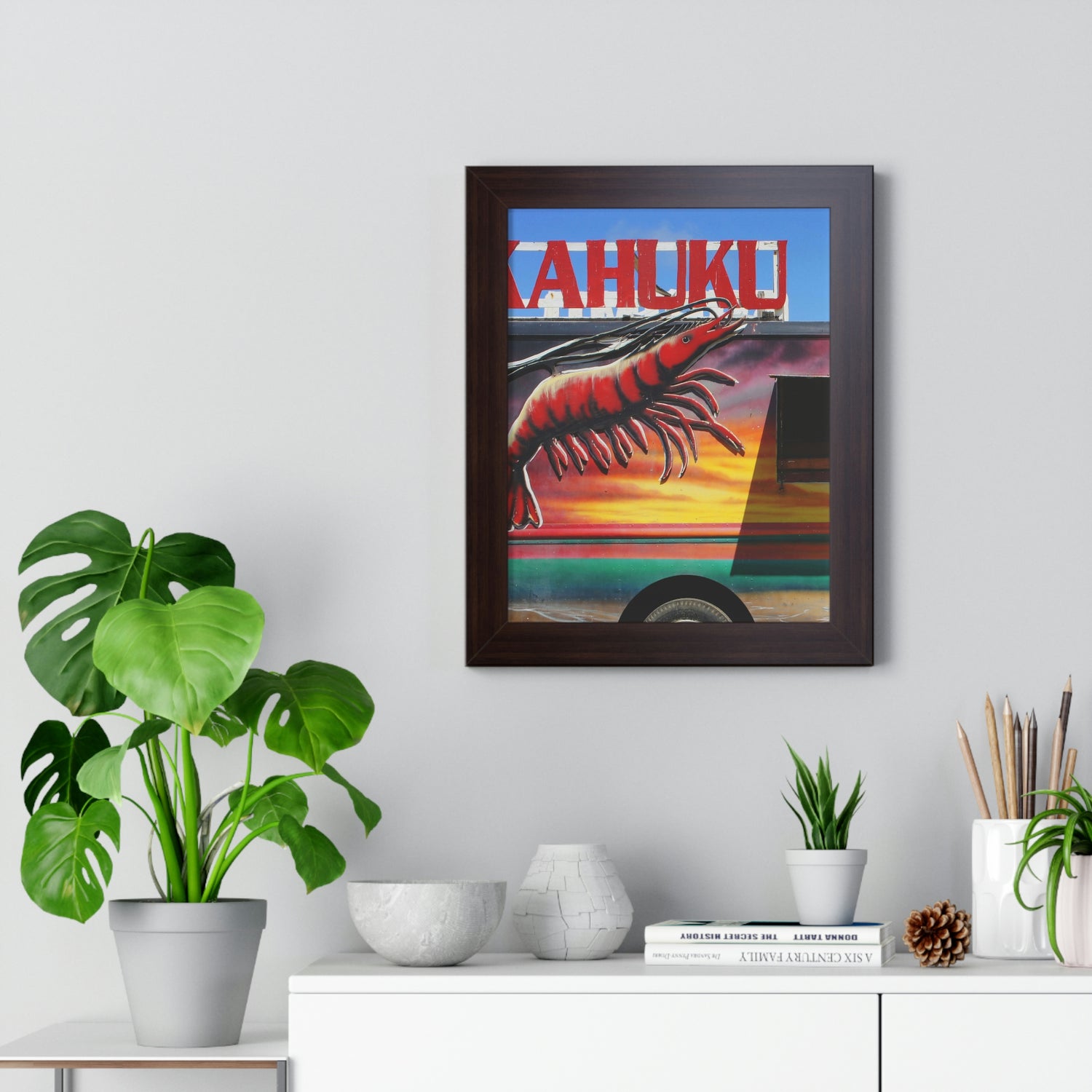 Kahuku Kai - Framed Vertical Poster - Fry1Productions