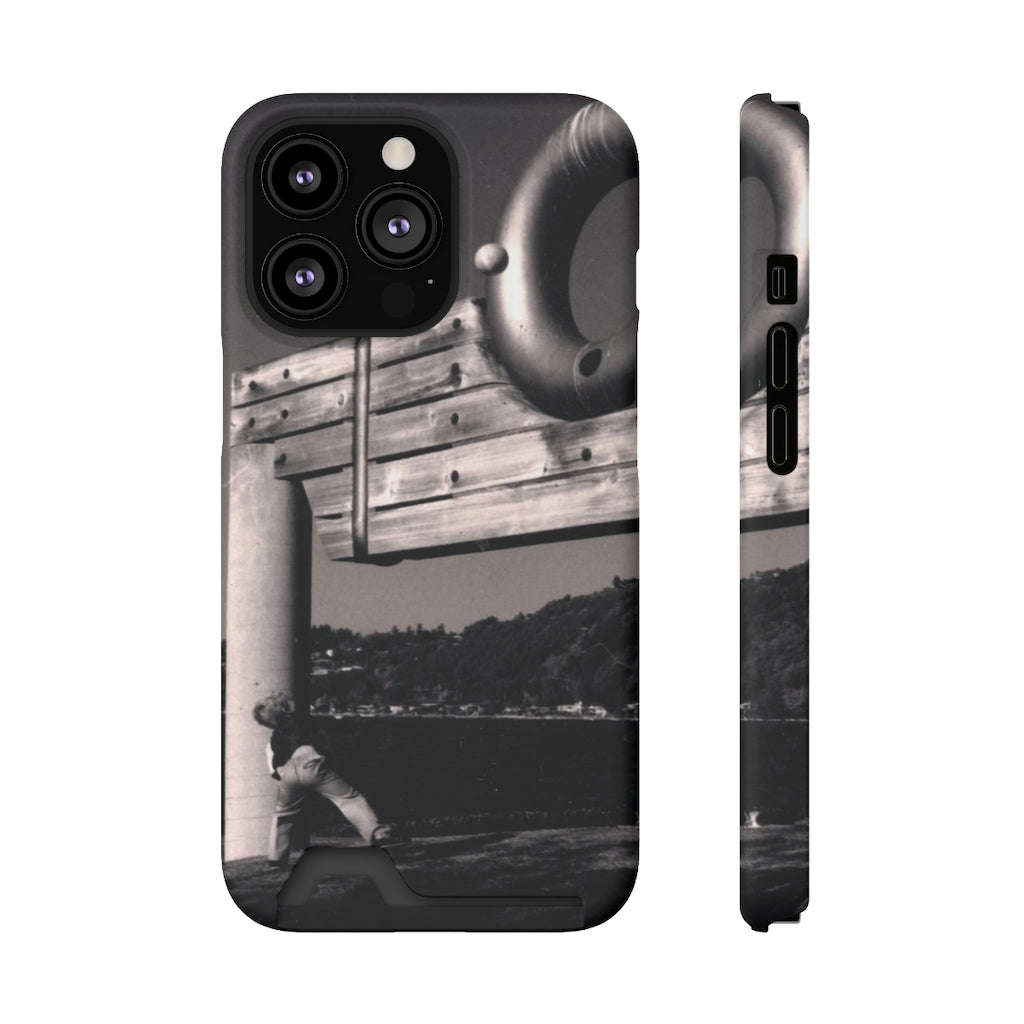 "Great Throw" - Galaxy S22 S21 & iPhone 13 Case With Card Holder - Fry1Productions