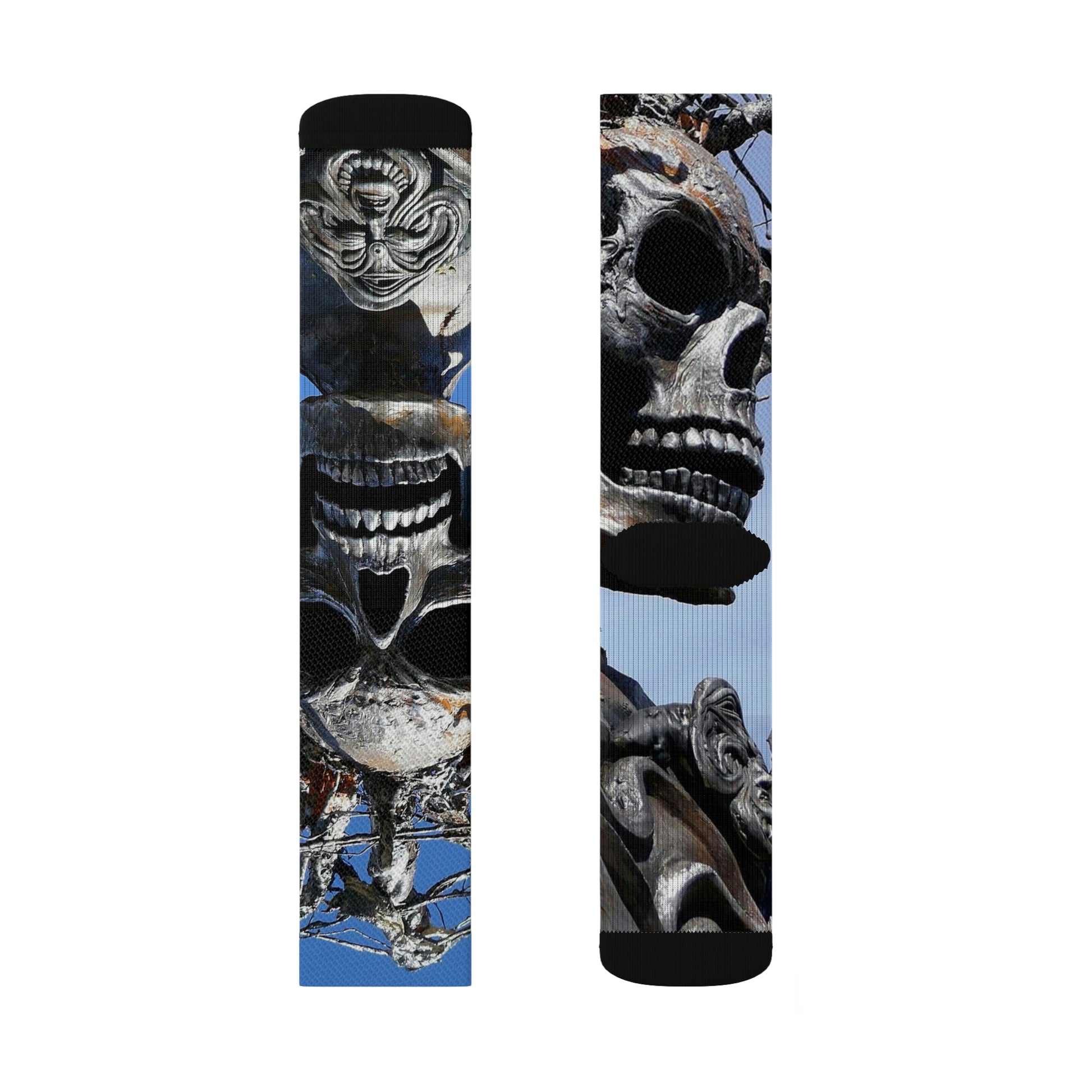 Skull Warriors - All-Over Print Socks - Fry1Productions