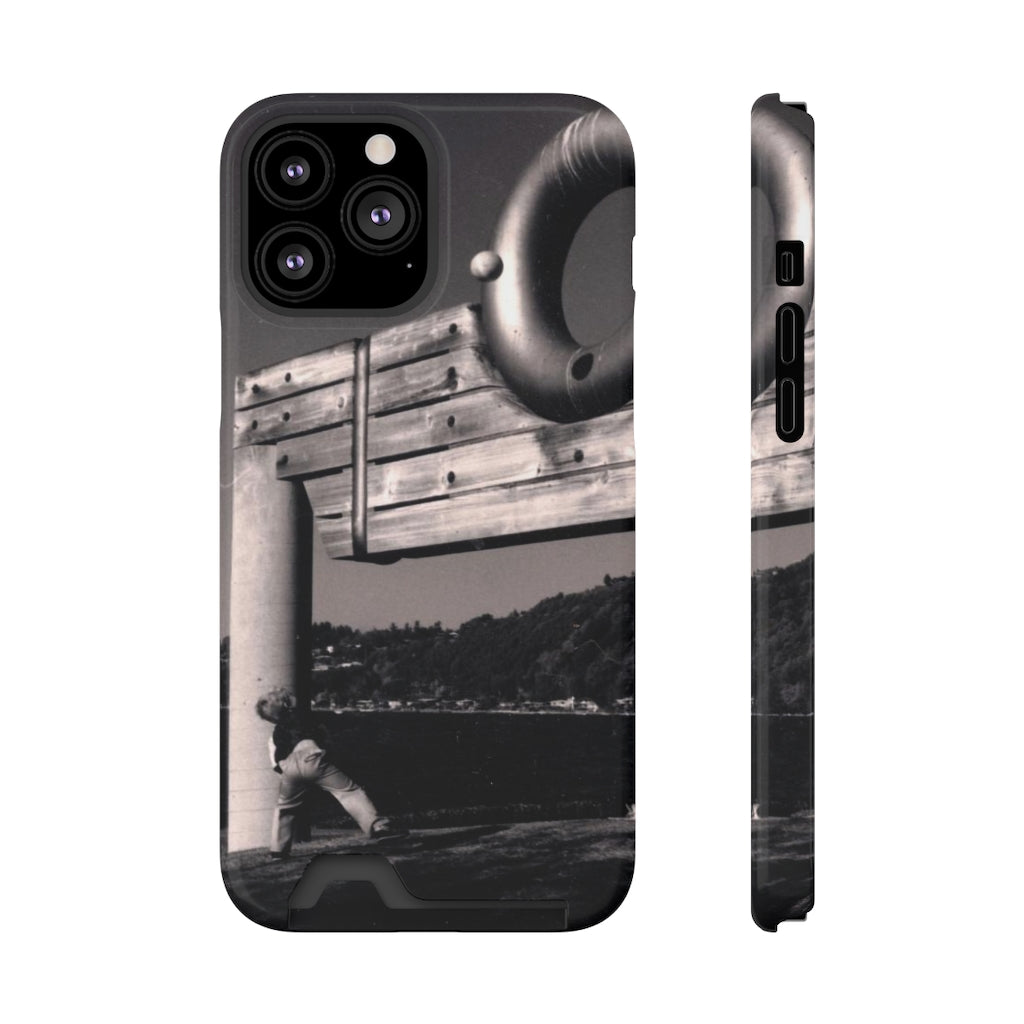 "Great Throw" - Galaxy S22 S21 & iPhone 13 Case With Card Holder - Fry1Productions