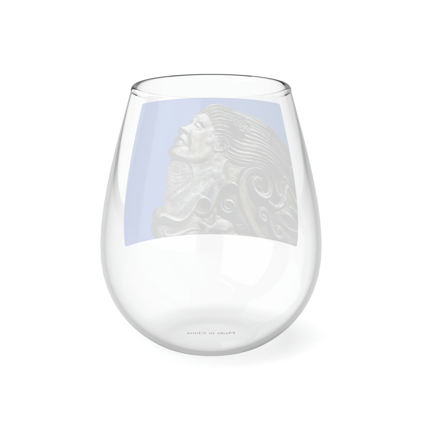 Nymph Beauty - Stemless Wine Glass, 11.75 oz - Fry1Productions