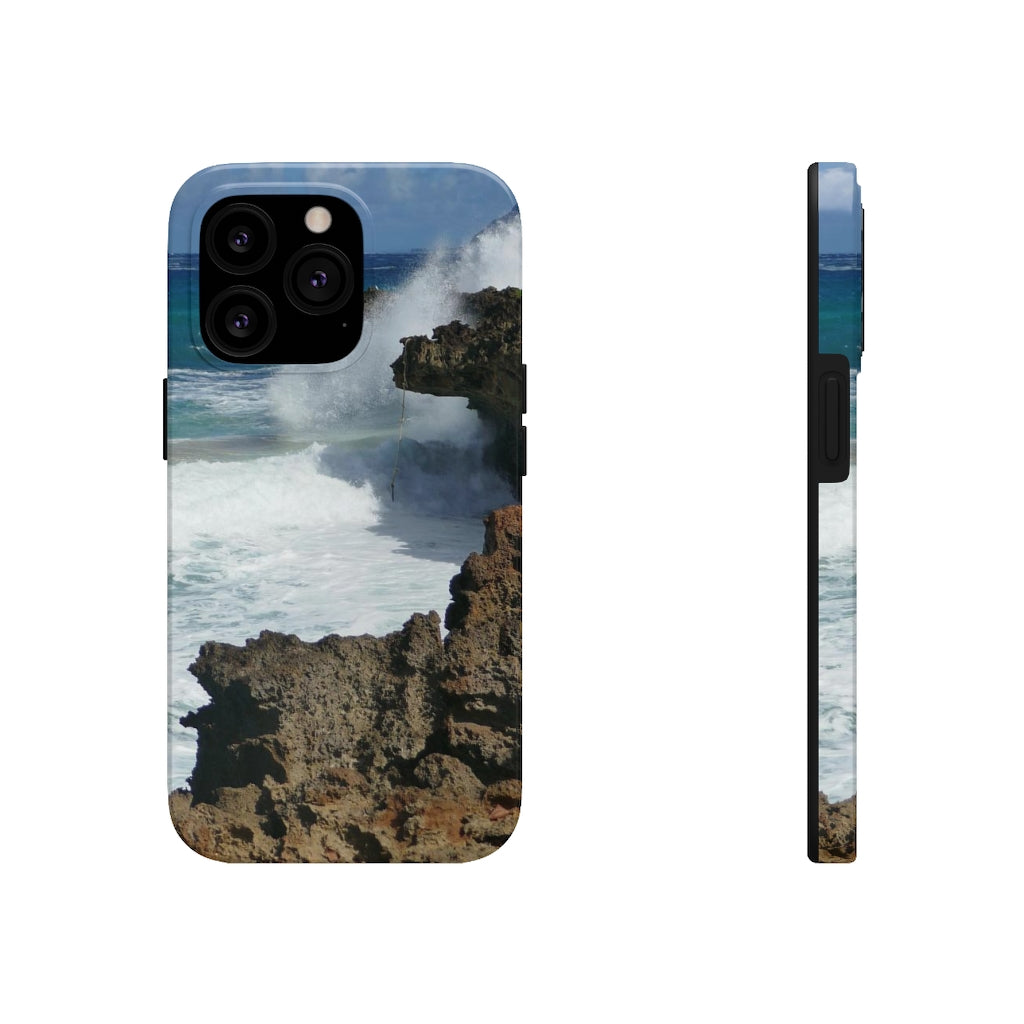 "Surfer's Saving Rope" - iPhone Tough Case - Fry1Productions