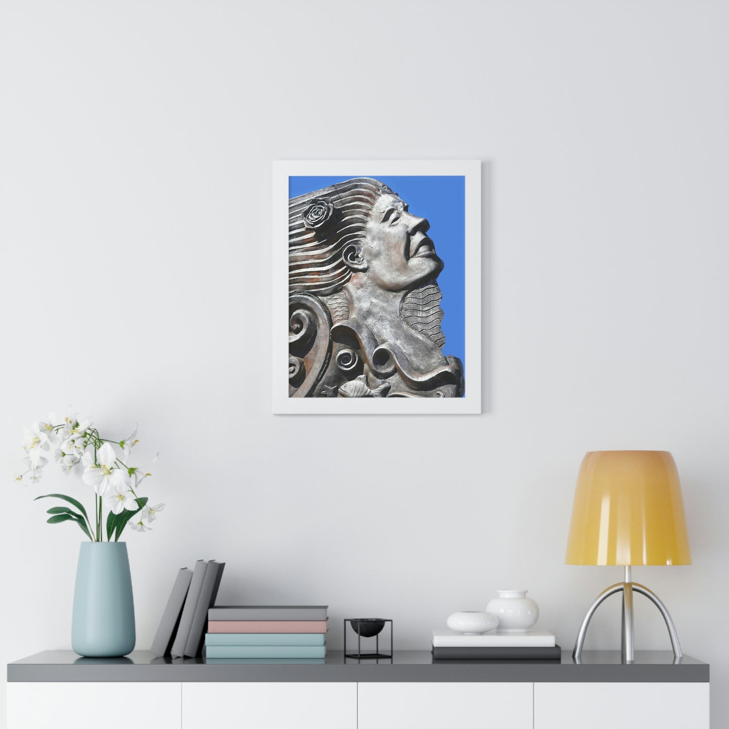 Nymph Beauty - Framed Vertical Poster - Fry1Productions
