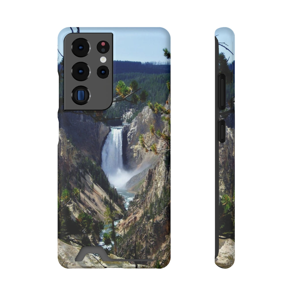 “Yellowstone's Splendor” - Galaxy S22 S21 & iPhone 13 Case With Card Holder - Fry1Productions