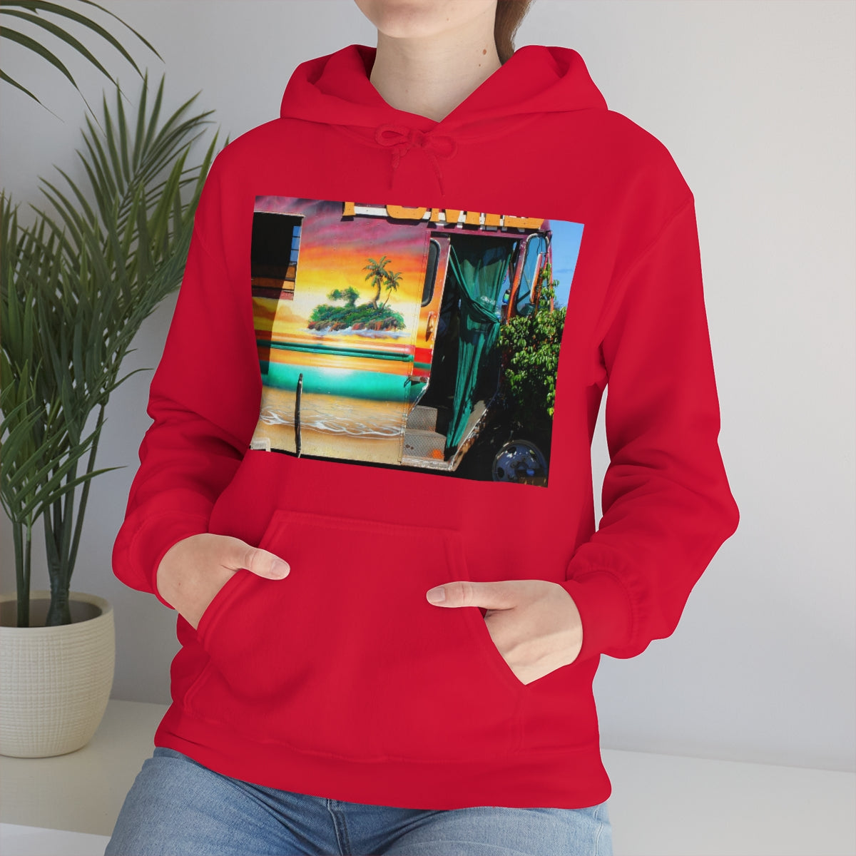Island Love - Unisex Heavy Blend Hooded Sweatshirt - Fry1Productions