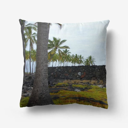 Sacred Grounds - Hypoallergenic Throw Pillow - Fry1Productions