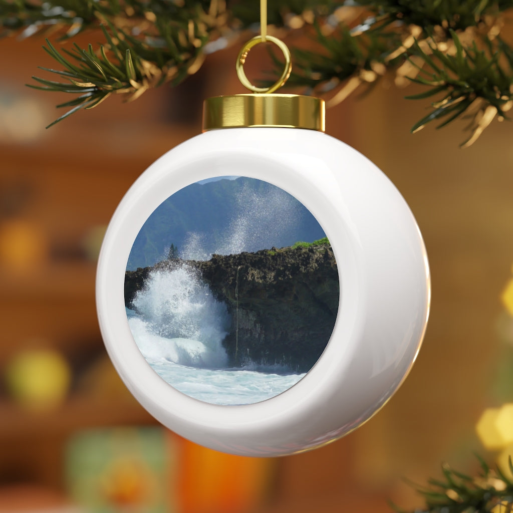 Rockin Surfer's Rope - Christmas Ball Ornament - Fry1Productions