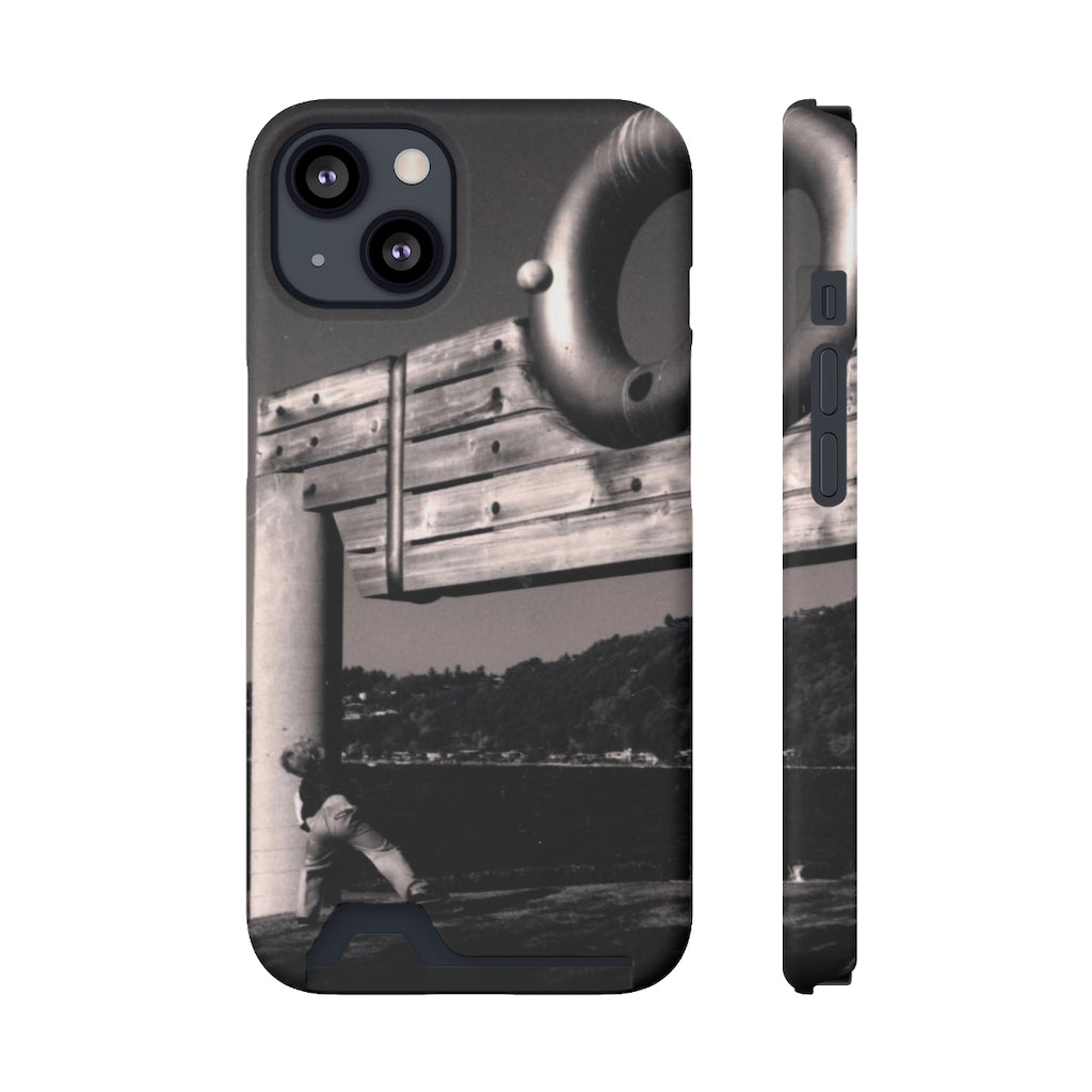 "Great Throw" - Galaxy S22 S21 & iPhone 13 Case With Card Holder - Fry1Productions