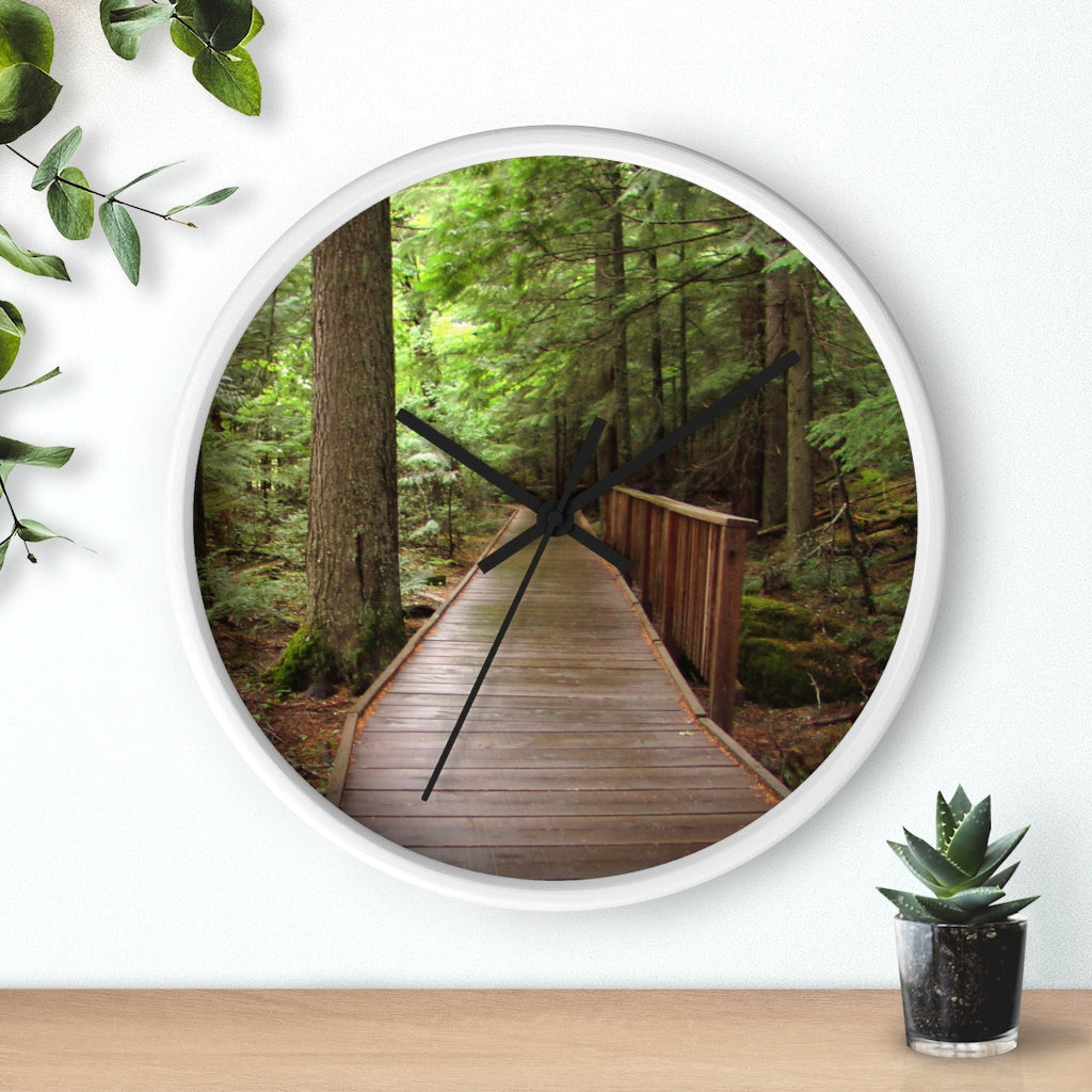 "Fauna Flora" - 10" Wooden Frame Wall Clock - Fry1Productions