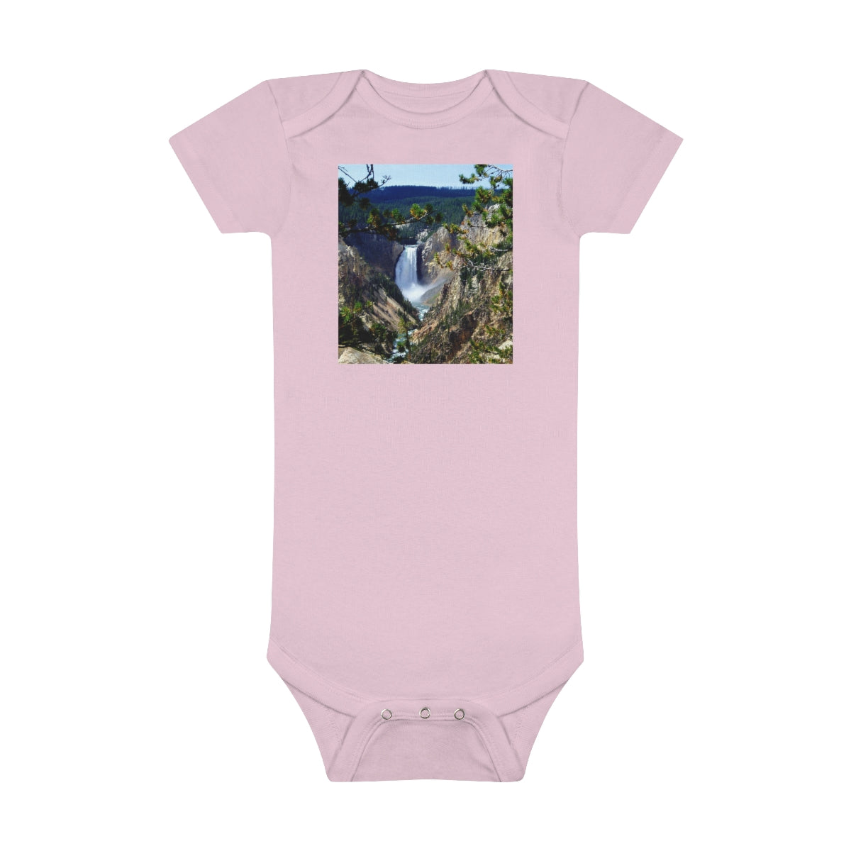 Yellowstone's Splendor - Baby Short Sleeve Onesie - Fry1Productions