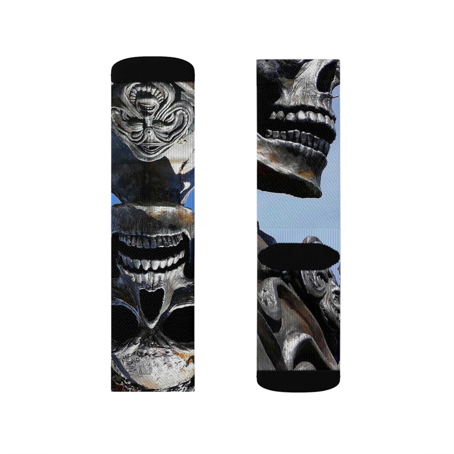 Skull Warriors - All-Over Print Socks - Fry1Productions