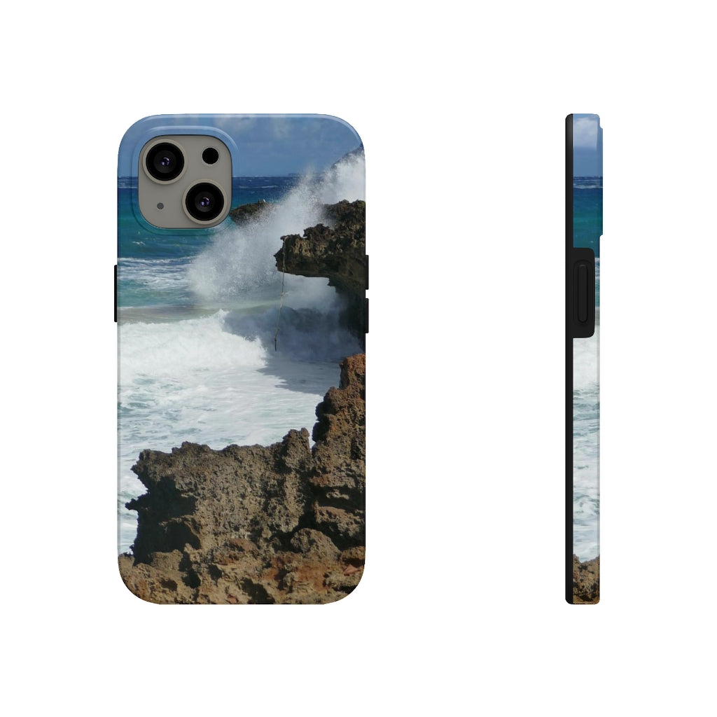"Surfer's Saving Rope" - iPhone Tough Case - Fry1Productions