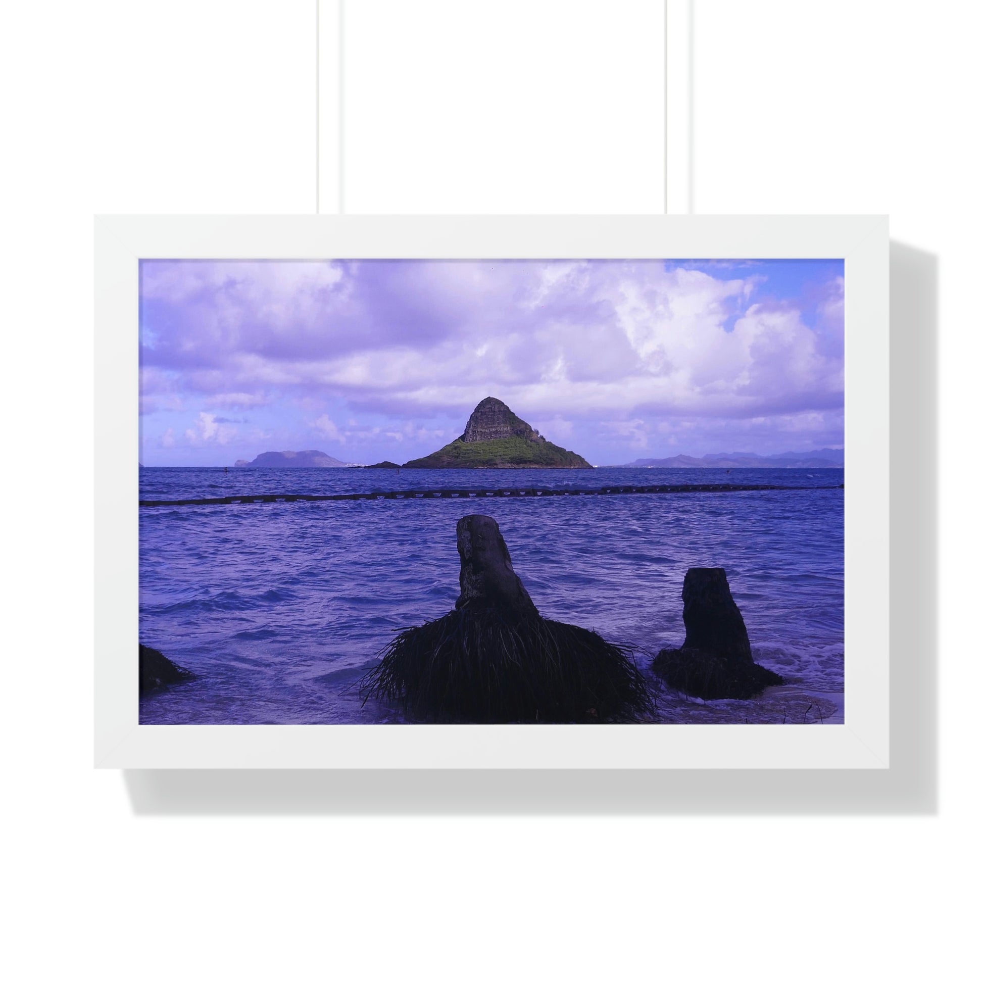 Wade To Chinaman's Hat - Framed Horizontal Poster - Fry1Productions