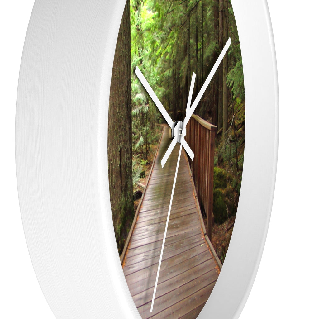 "Fauna Flora" - 10" Wooden Frame Wall Clock - Fry1Productions