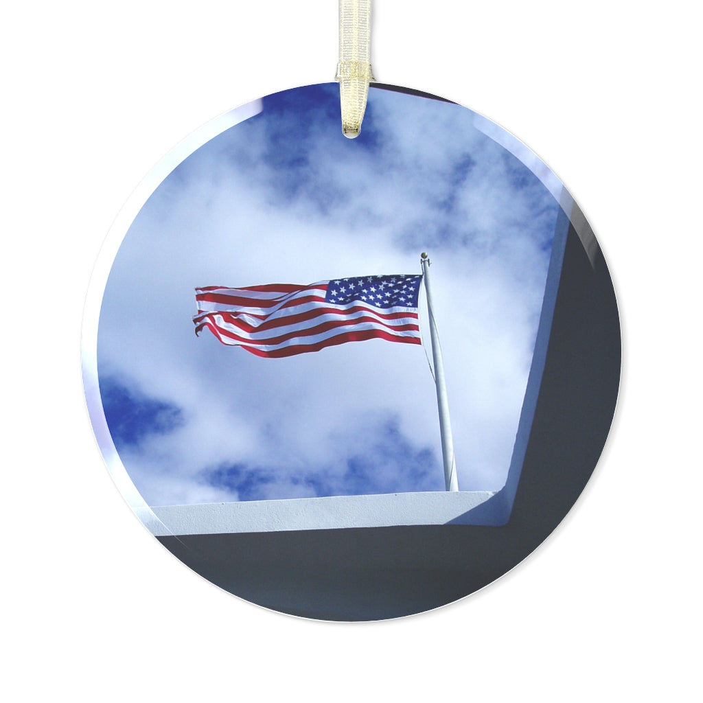 In Solemn Remembrance - Glass Ornament - Fry1Productions