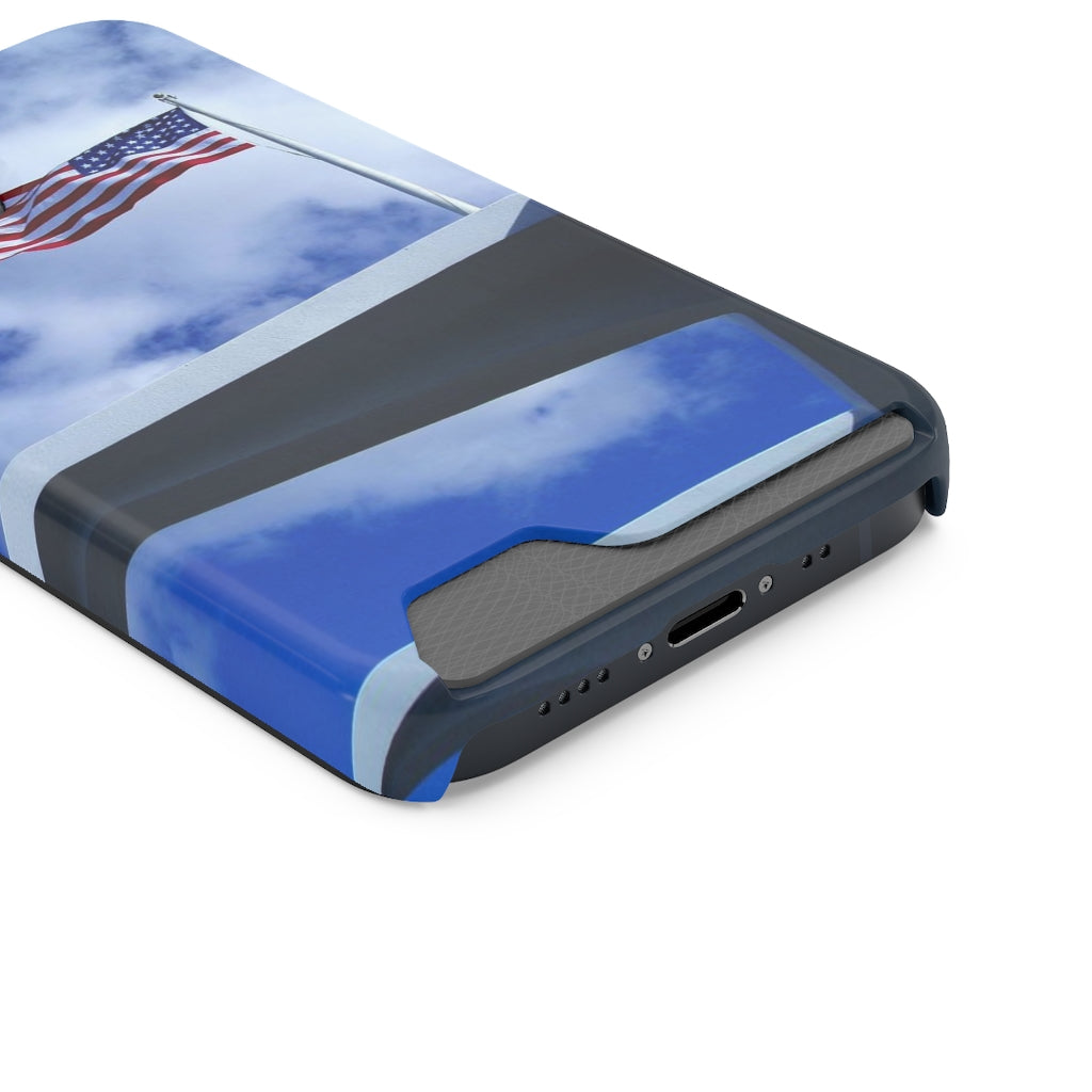 "In Solemn Remembrance" - Galaxy S22 S21 & iPhone 13 Case With Card Holder - Fry1Productions