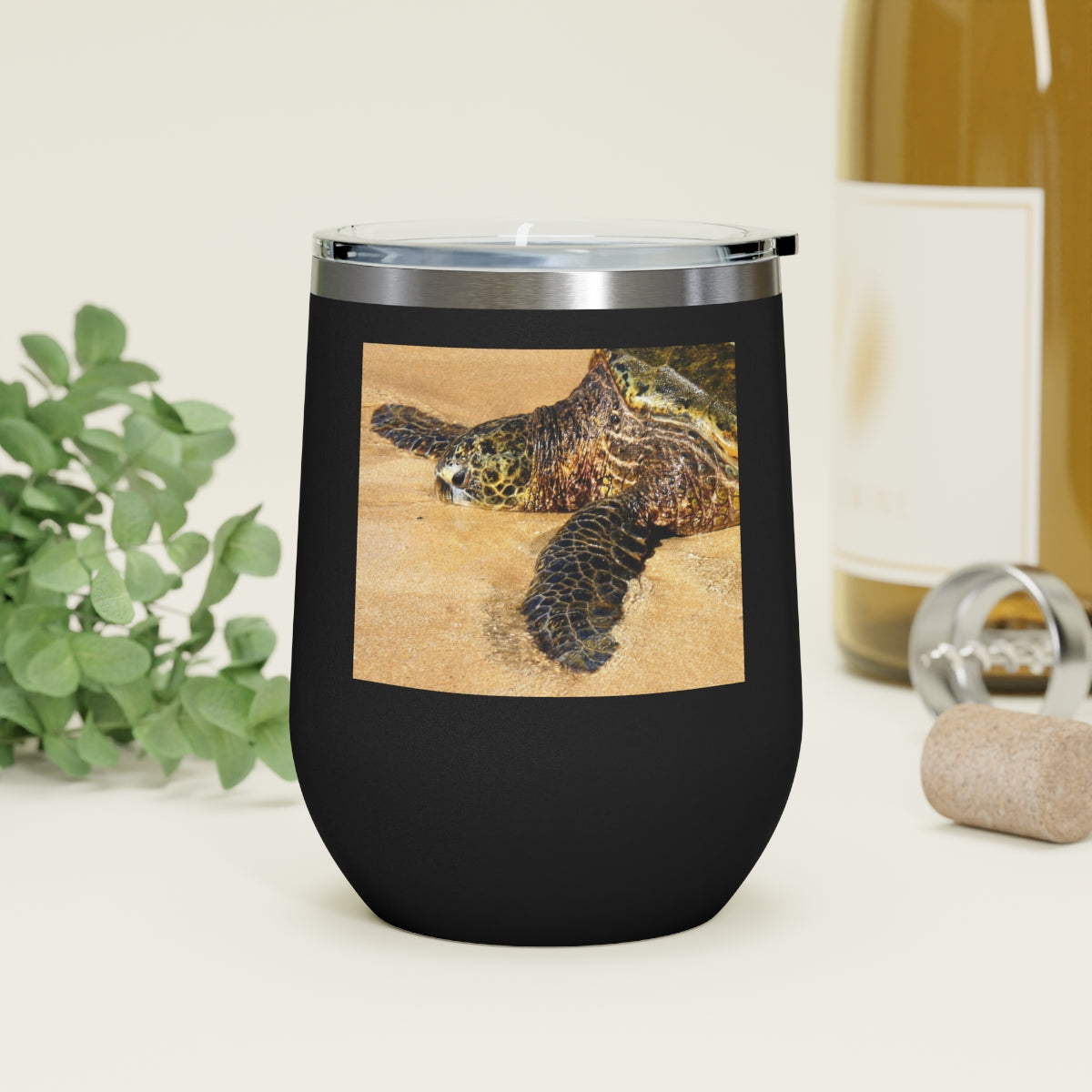 Glistening Journey - 12 oz Insulated Wine Tumbler - Fry1Productions