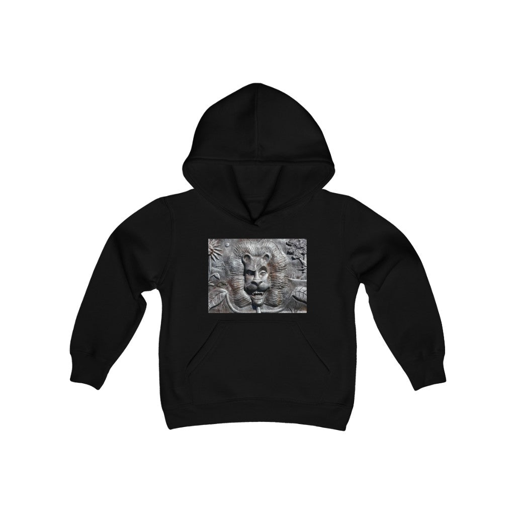 "Lion's Friends Forever" - Youth Heavy Blend Hooded Sweatshirt - Fry1Productions