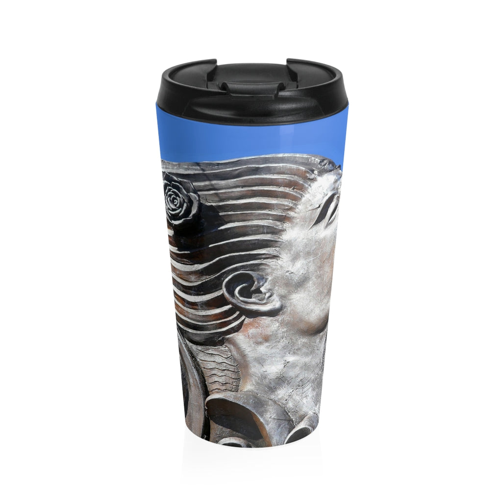 "Nymph Beauty" - Stainless Steel Travel Mug 15 oz - Fry1Productions