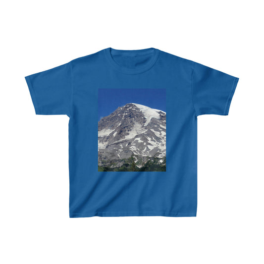 Majestic Mt. Rainier - Kids Cotton Tee - Fry1Productions