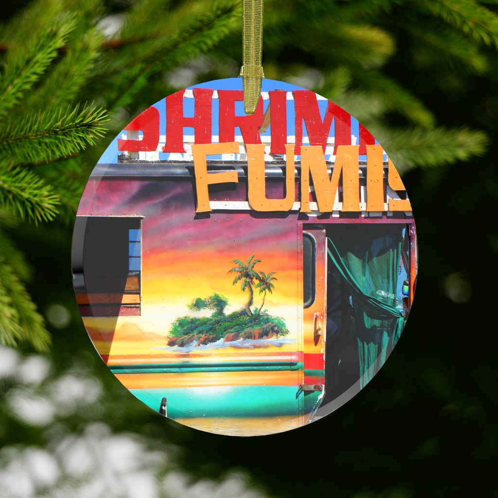 Island Love - Glass Ornament - Fry1Productions
