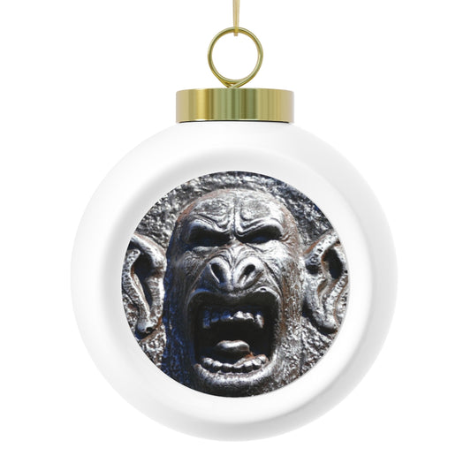 Frenzy Scream - Christmas Ball Ornament - Fry1Productions