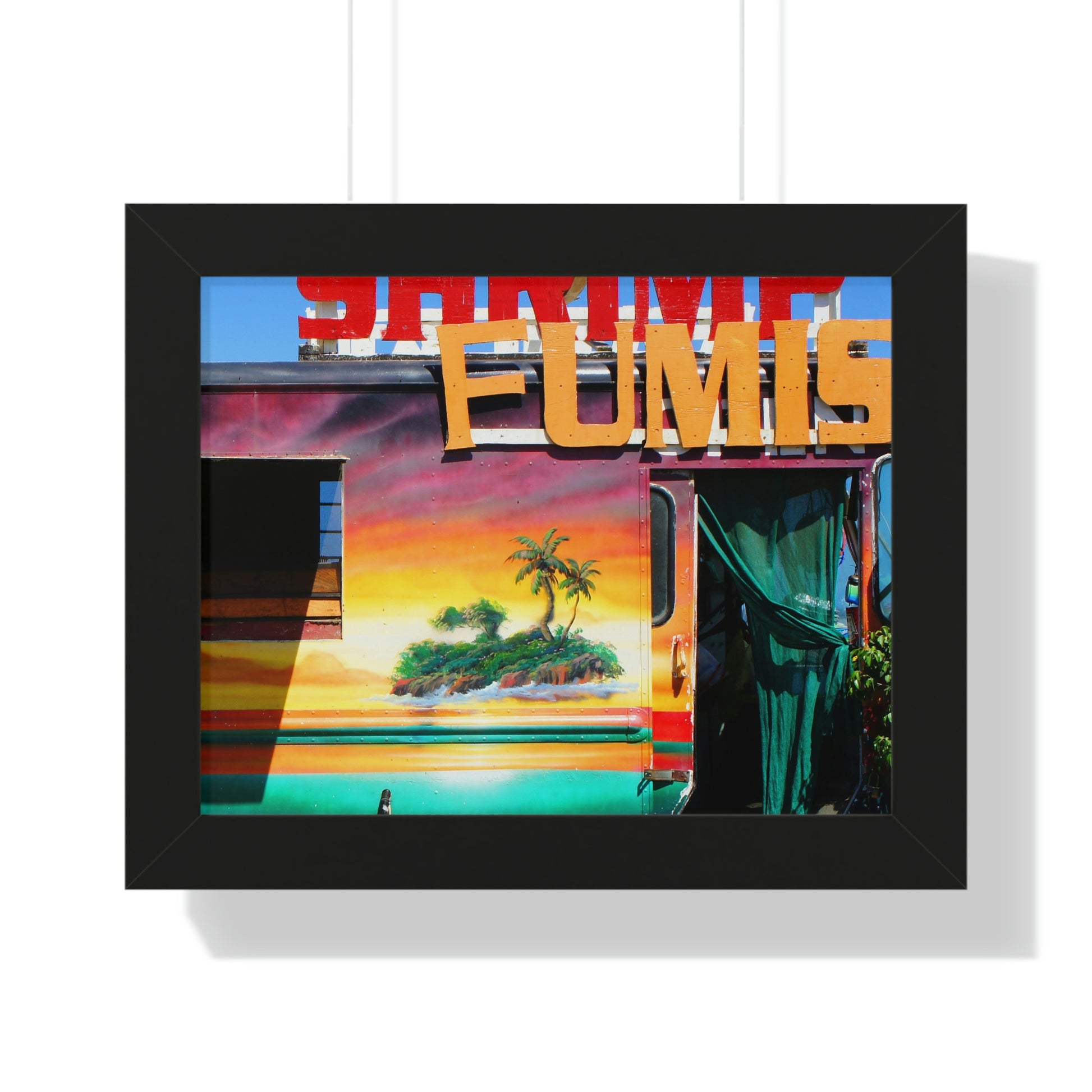 Island Love - Framed Horizontal Poster - Fry1Productions