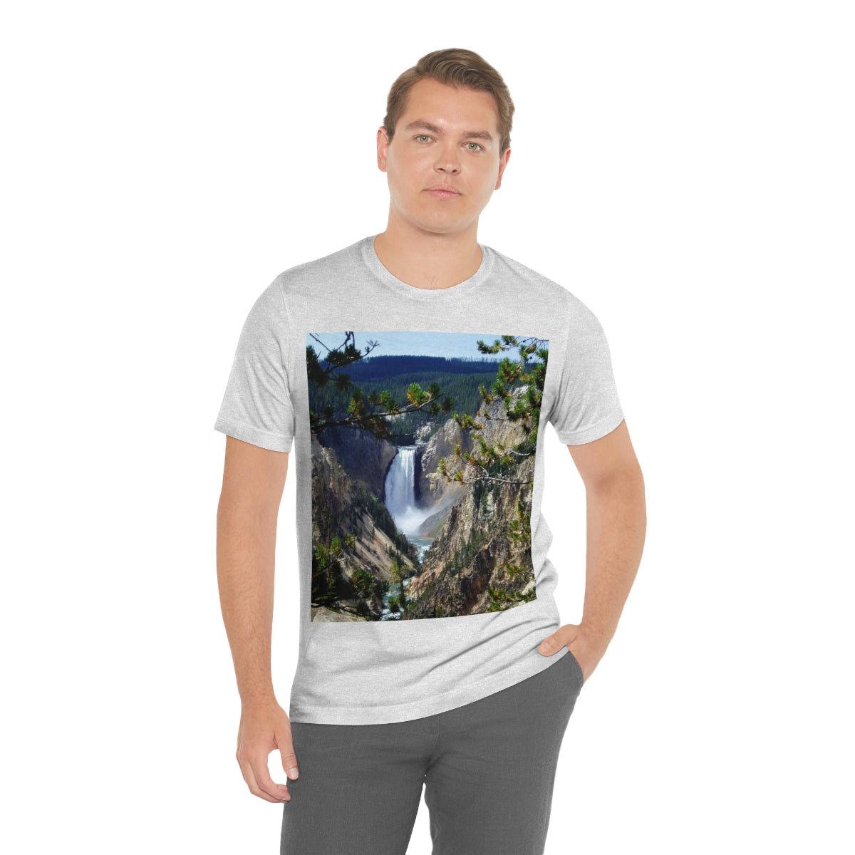 Yellowstone's Splendor - Unisex Jersey Short Sleeve T-Shirt - Fry1Productions