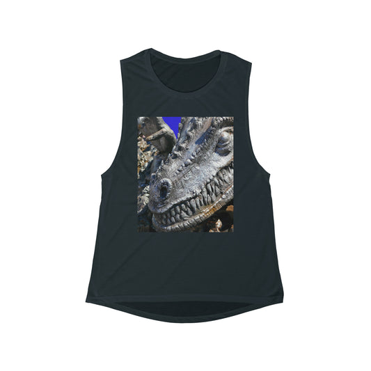 Delectable Vision - Women's Flowy Scoop Muscle Tank - Fry1Productions