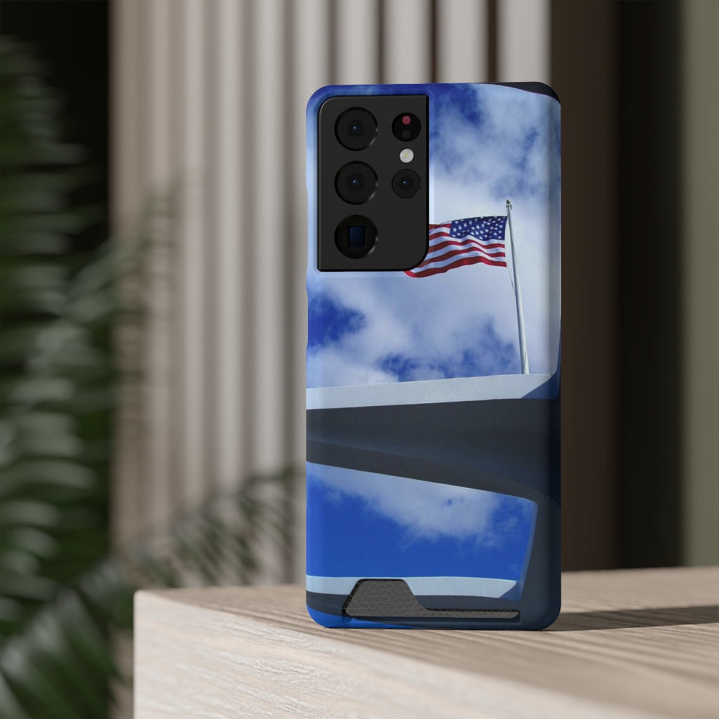 "In Solemn Remembrance" - Galaxy S22 S21 & iPhone 13 Case With Card Holder - Fry1Productions