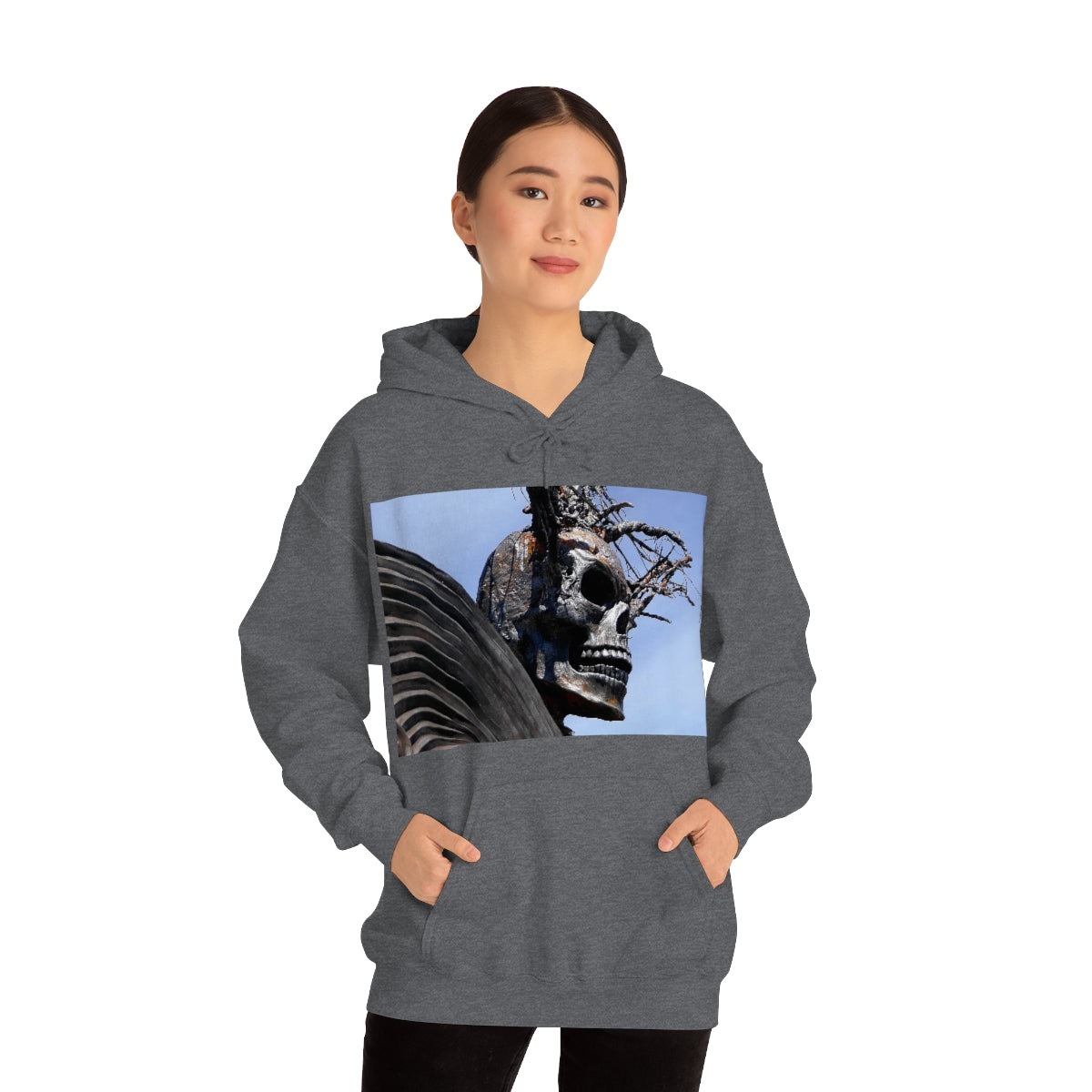 Skull Warrior - Unisex Heavy Blend Hooded Sweatshirt - Fry1Productions