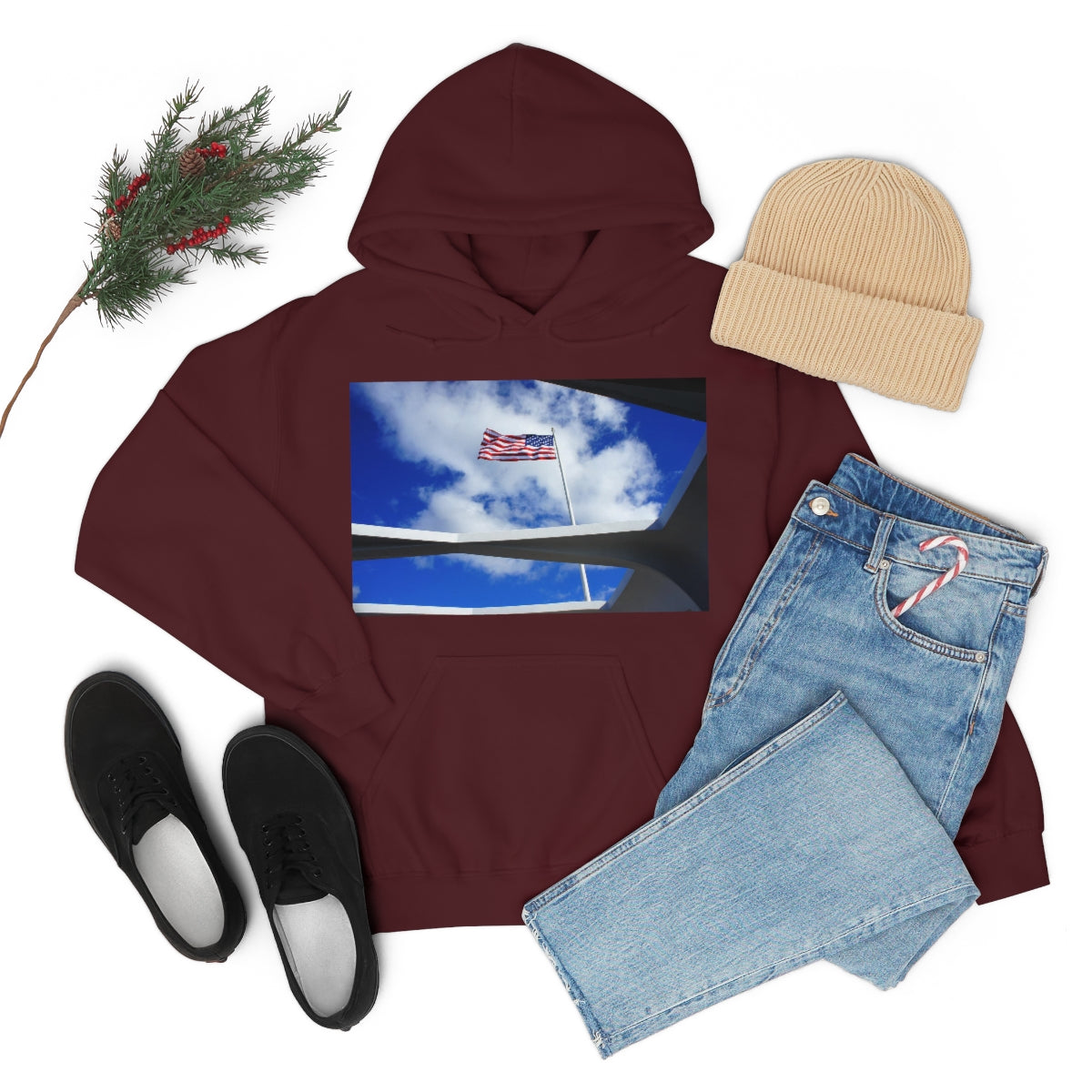 Bravery Honored Forever - Unisex Heavy Blend Hooded Sweatshirt - Fry1Productions