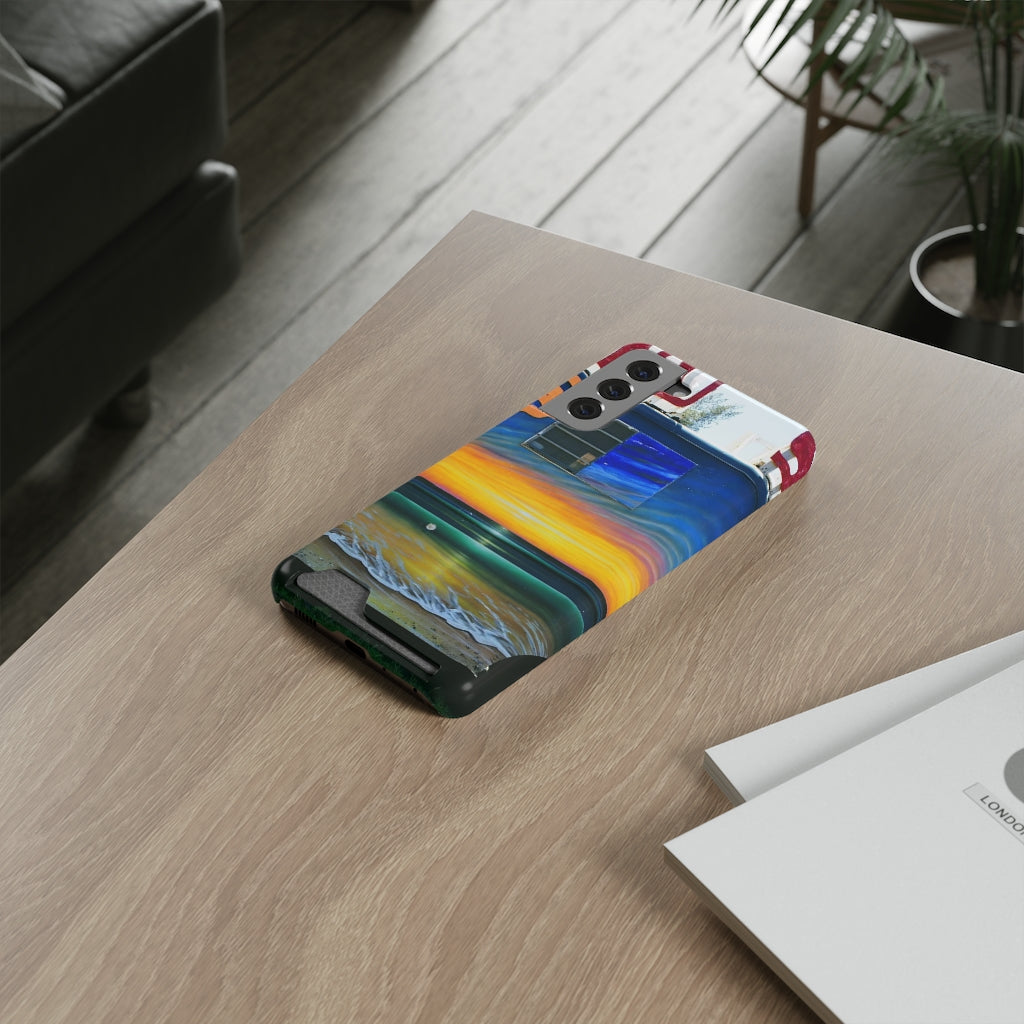 "Fumis Aloha" - Galaxy S22 S21 & iPhone 13 Case With Card Holder - Fry1Productions