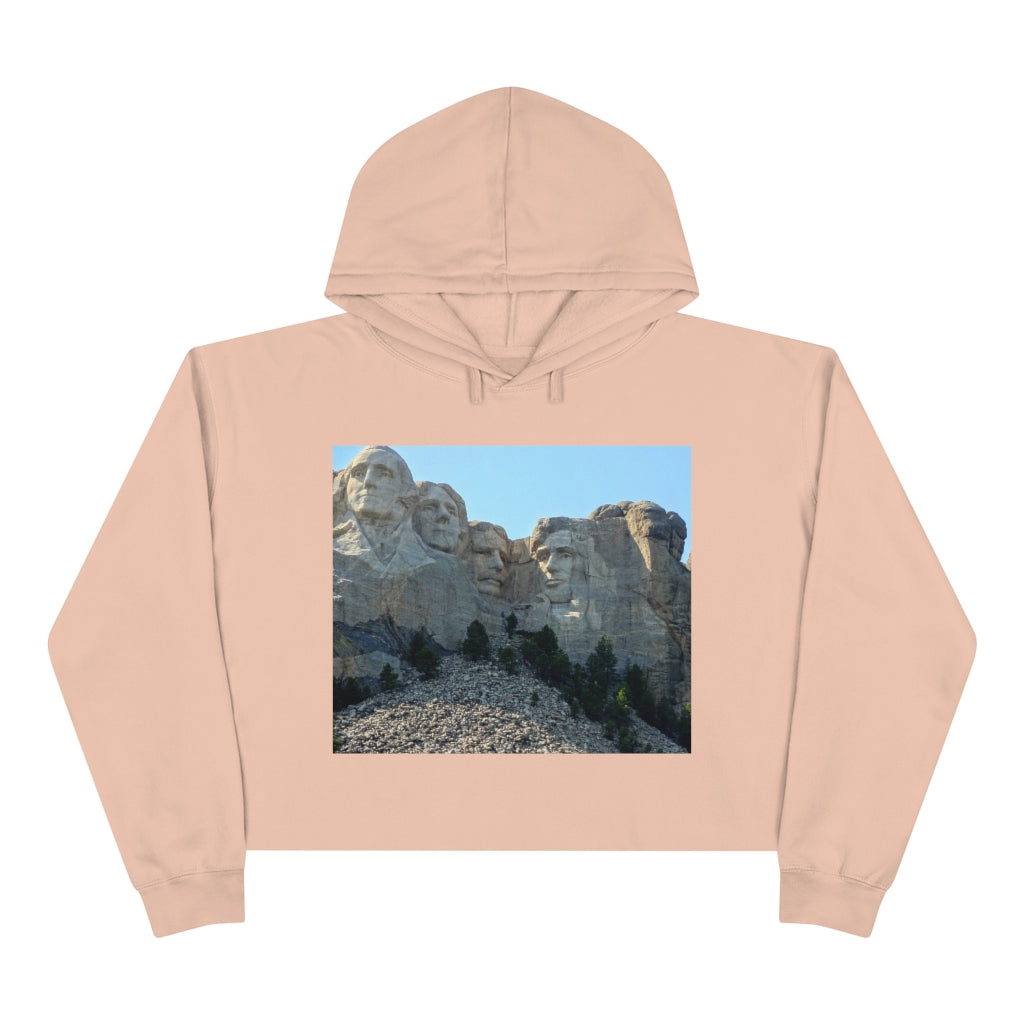 History Remembered Forever - Crop Hoodie - Fry1Productions