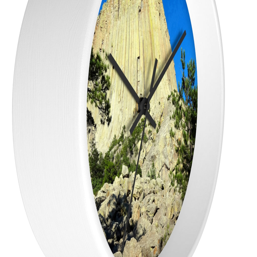 "Reaching Heaven"  - 10" Wooden Frame Wall Clock - Fry1Productions