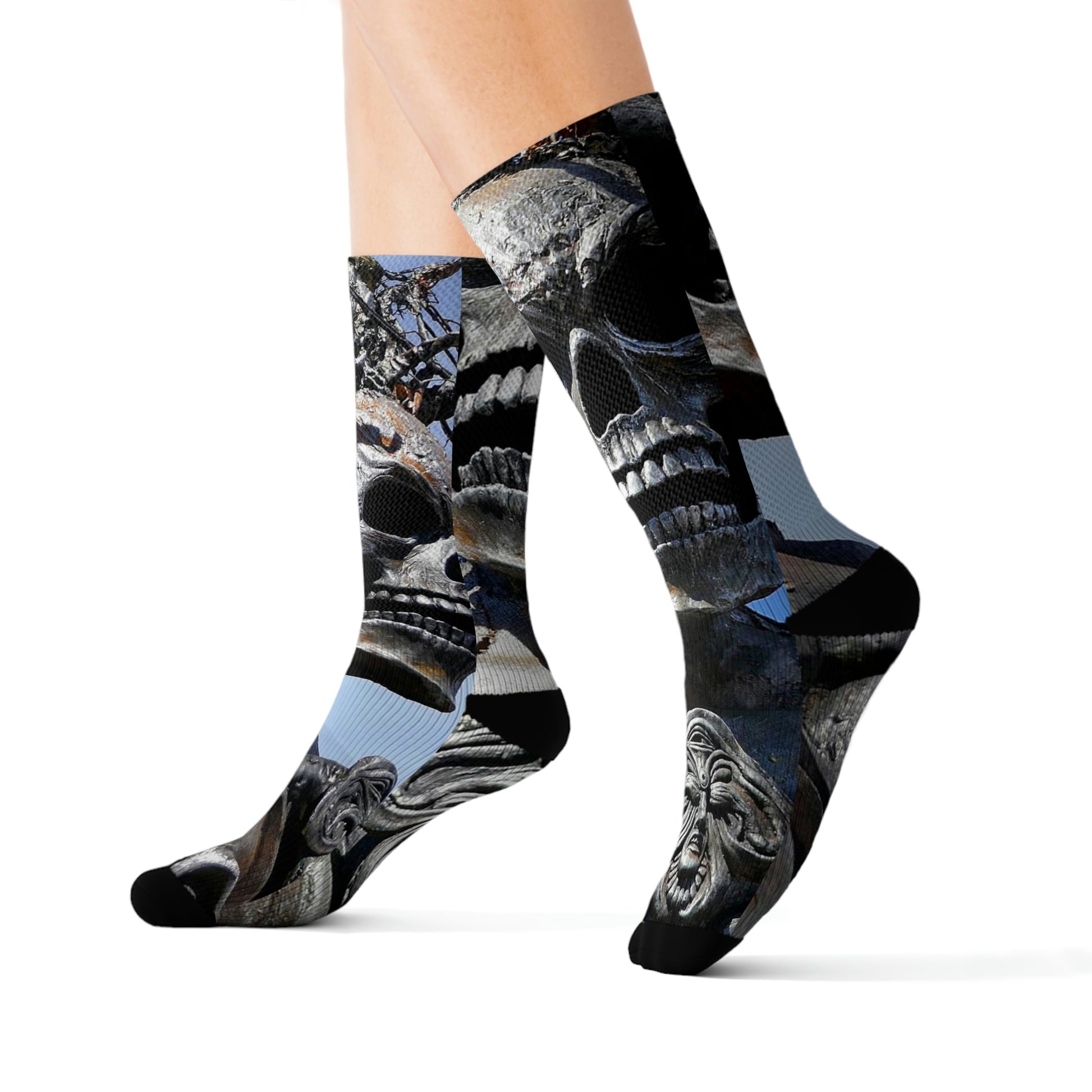 Skull Warriors - All-Over Print Socks - Fry1Productions