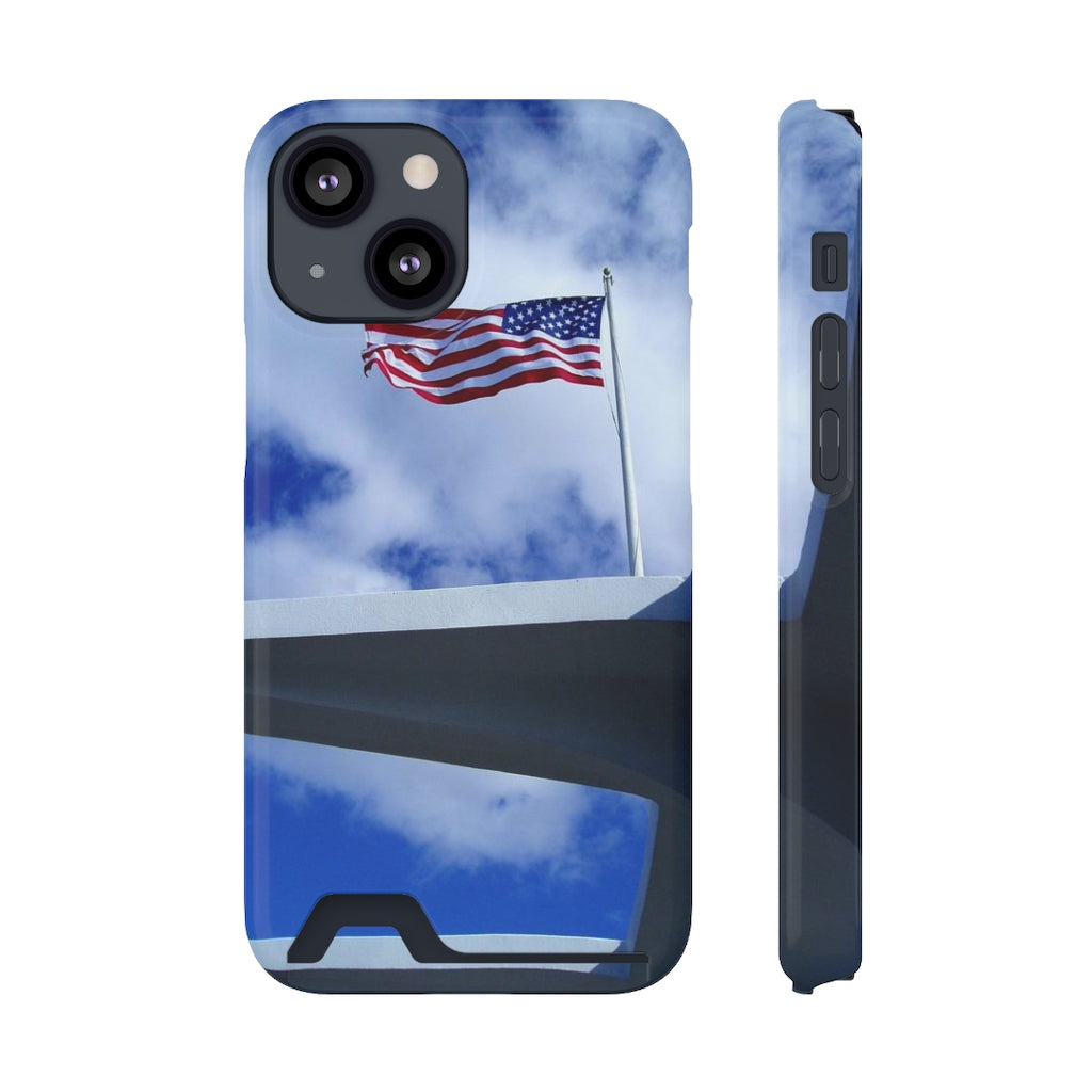 "In Solemn Remembrance" - Galaxy S22 S21 & iPhone 13 Case With Card Holder - Fry1Productions