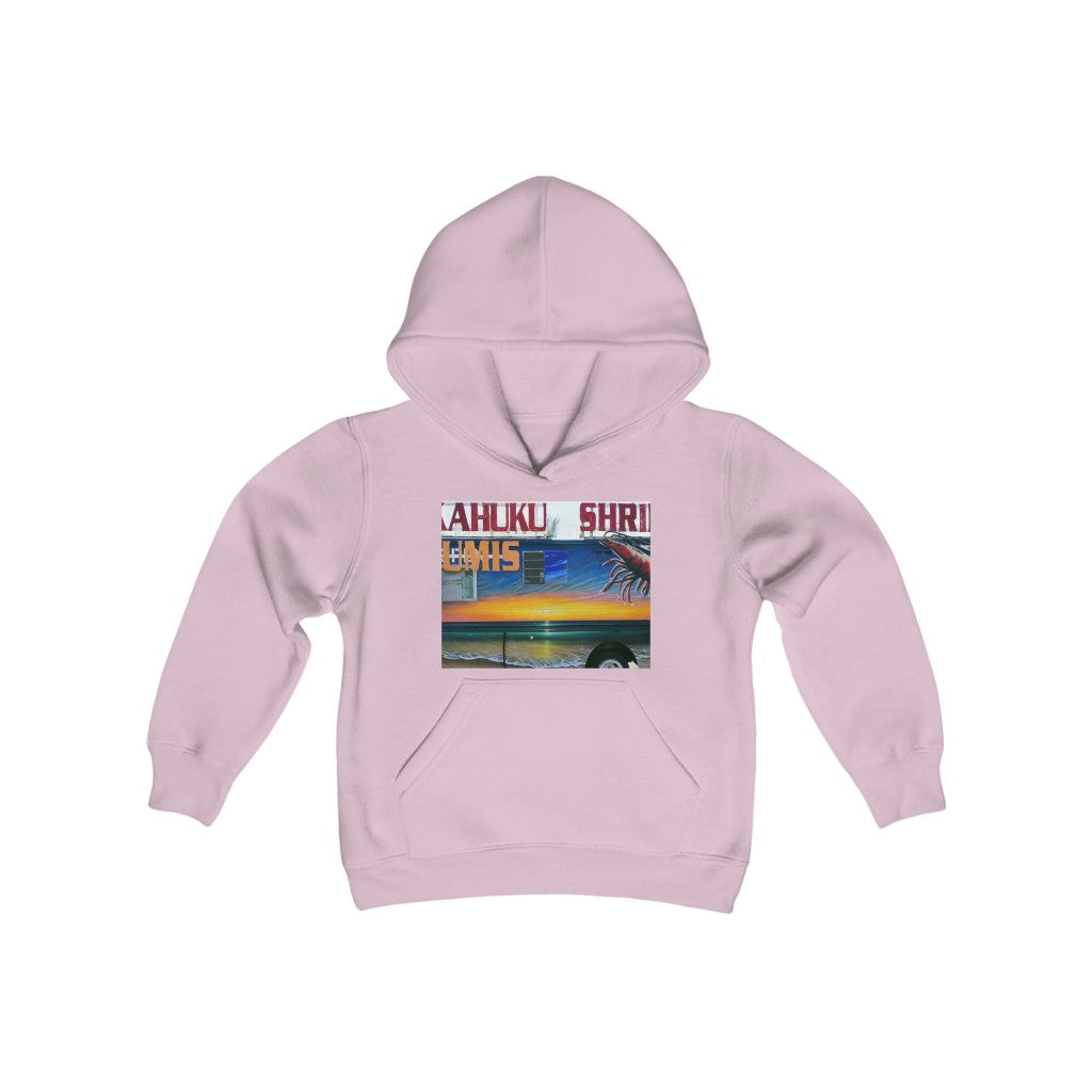 "Fumis Aloha" - Youth Heavy Blend Hooded Sweatshirt - Fry1Productions