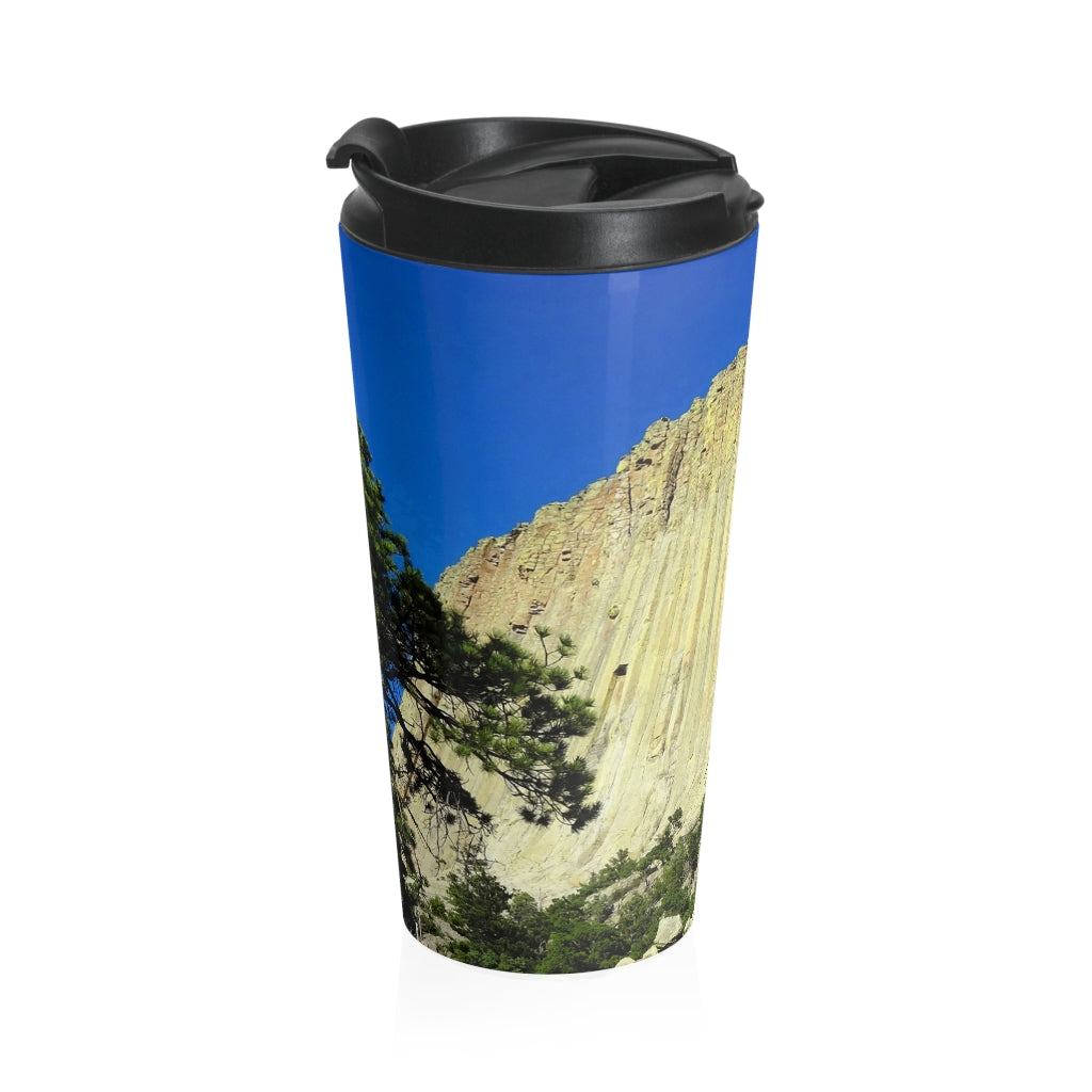 “Reaching Heaven” - Stainless Steel Travel Mug 15 oz - Fry1Productions