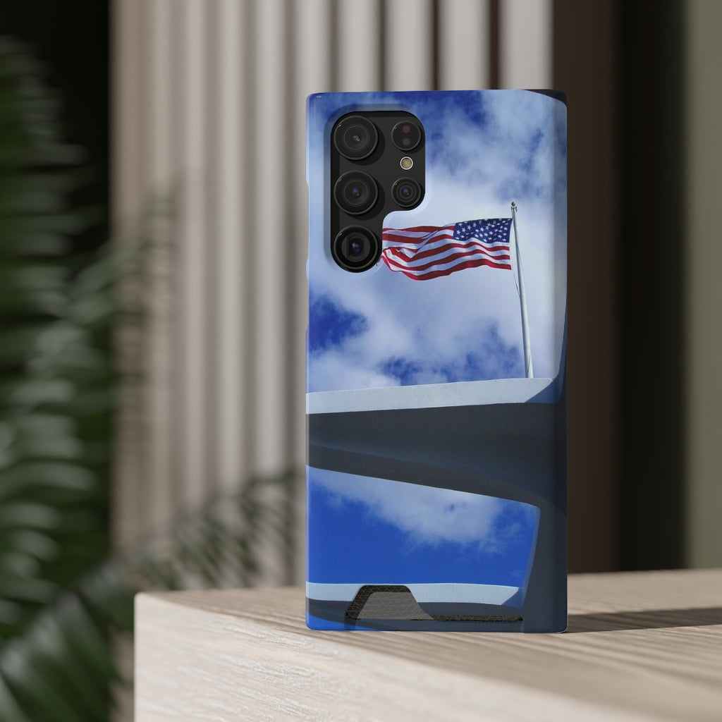 "In Solemn Remembrance" - Galaxy S22 S21 & iPhone 13 Case With Card Holder - Fry1Productions