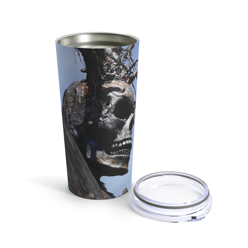 "Skull Warrior" - Stainless Steel Tumbler 20 oz - Fry1Productions