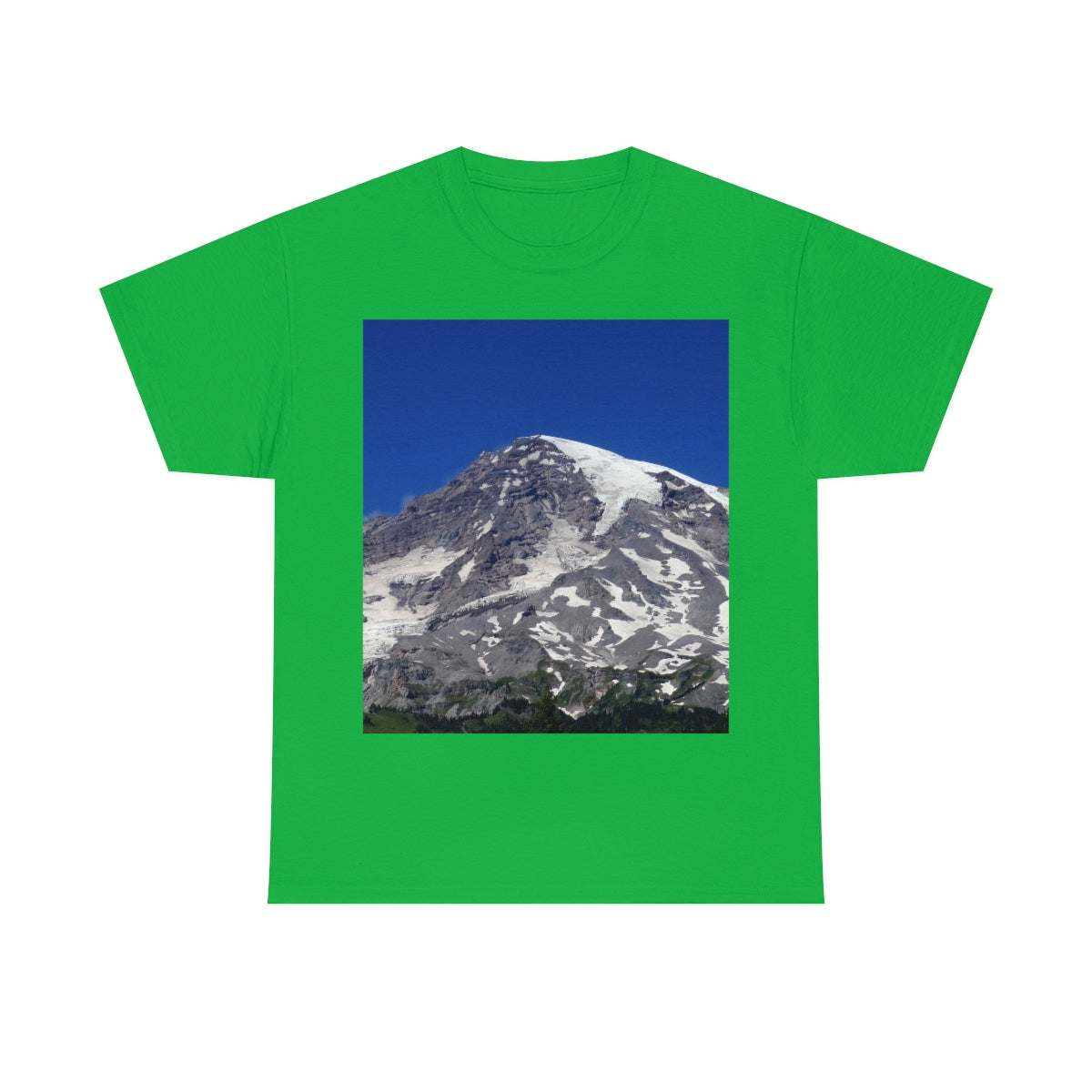 Majestic Mt. Rainier - Unisex Heavy Cotton Tee - Fry1Productions